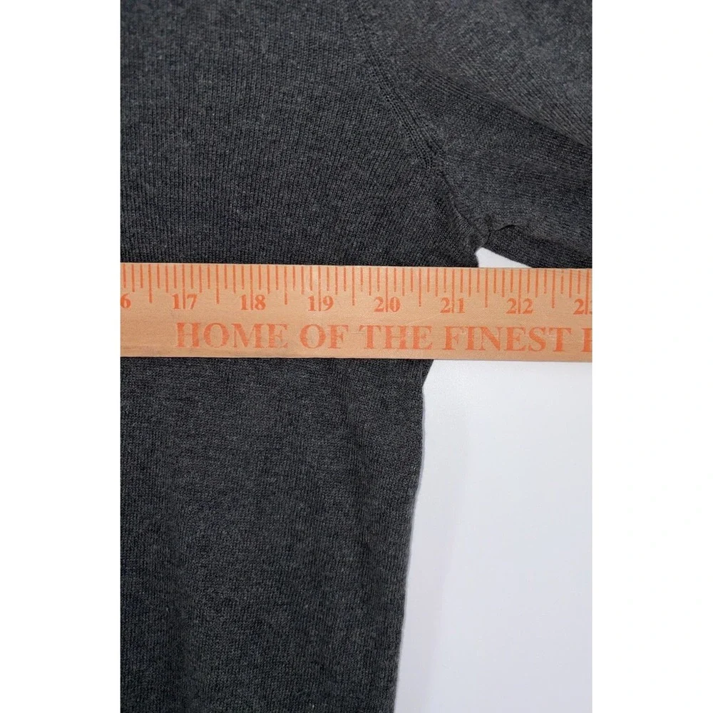 Banana Republic Sweater Mens Medium Gray Silk Linen‎ Blend Pullover Crew Neck